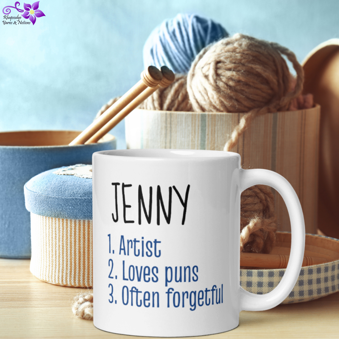 Personalised White Glossy Mug