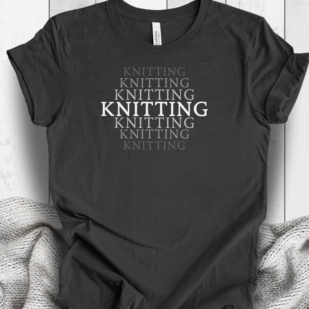 'Fading Knitting' t-shirt