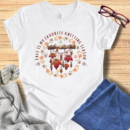 'Fall is my Knitting Season' T-Shirt