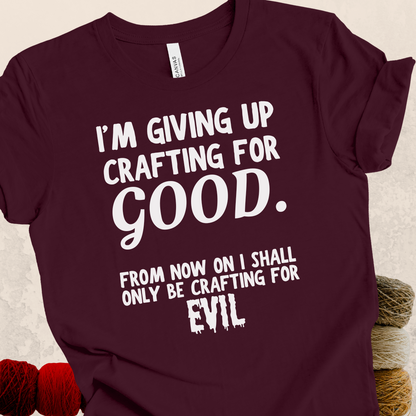 'Crafting for Good' t-shirt