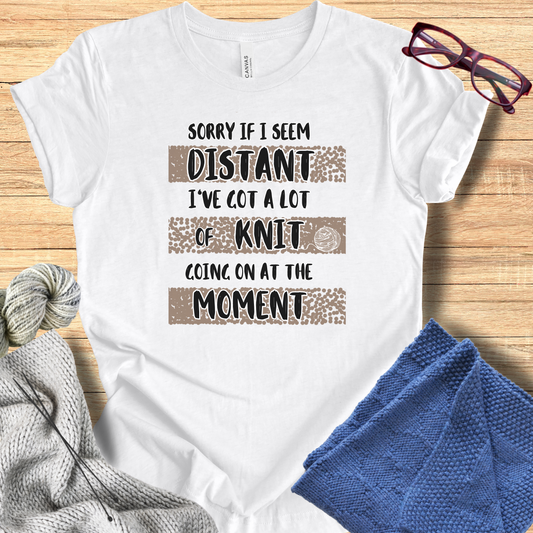 'Sorry I'm Distant' t-shirt