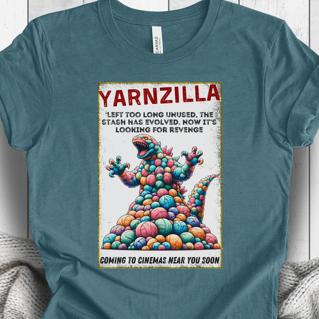 'Yarnzilla' t-shirt