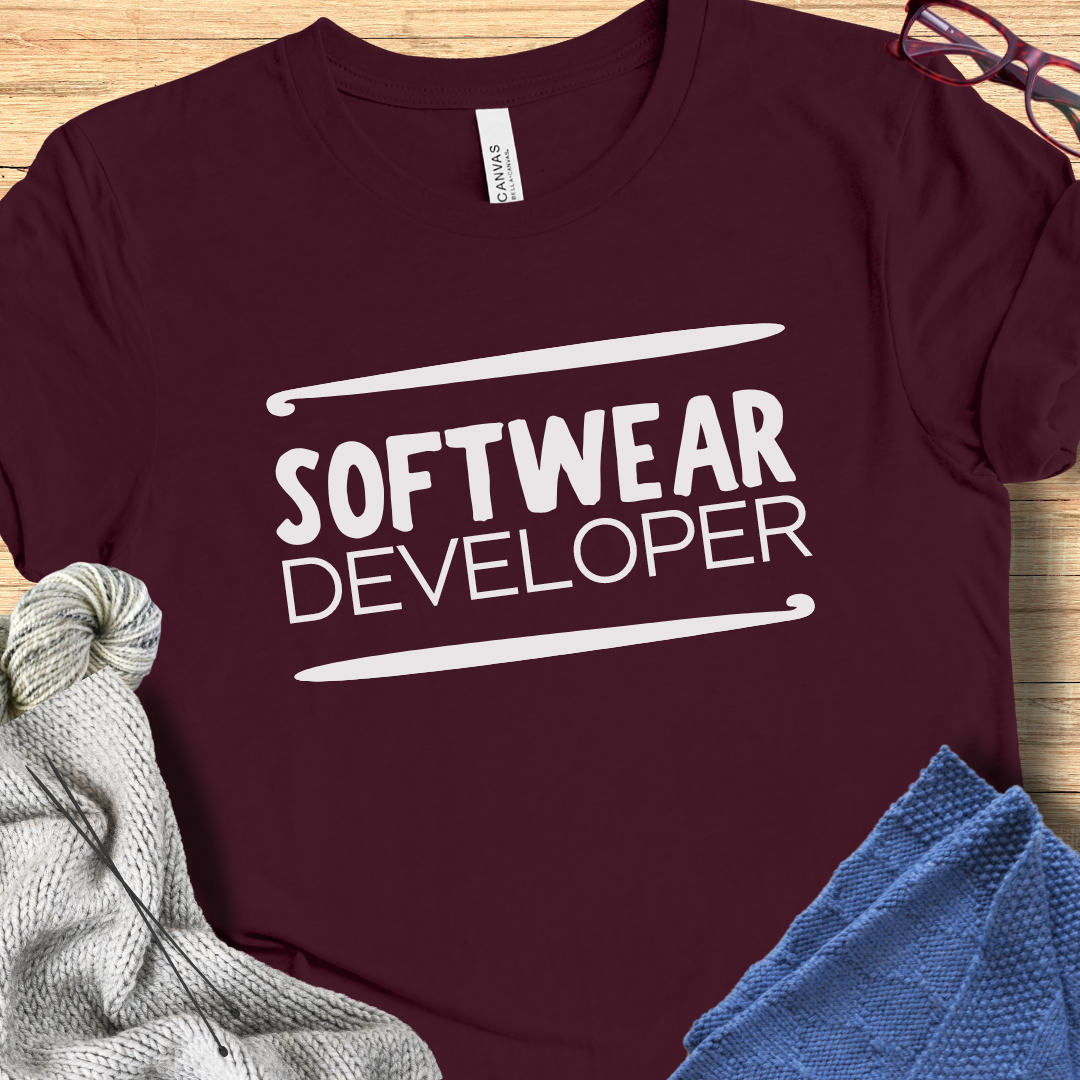 'Software Developer' Crochet t-shirt