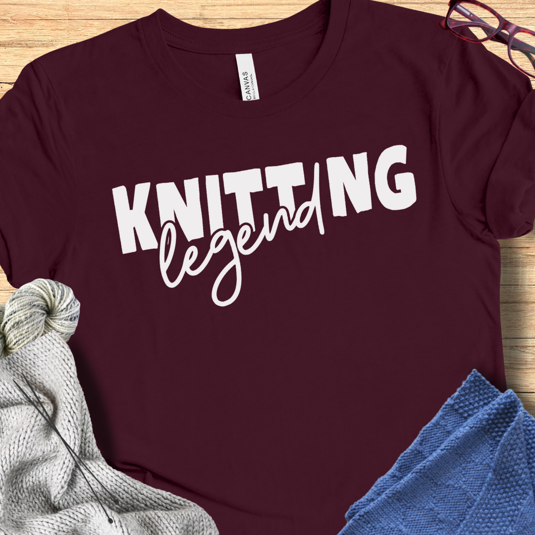 'Knitting Legend' t-shirt