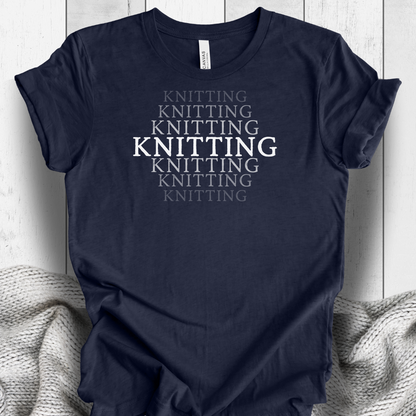 'Fading Knitting' t-shirt