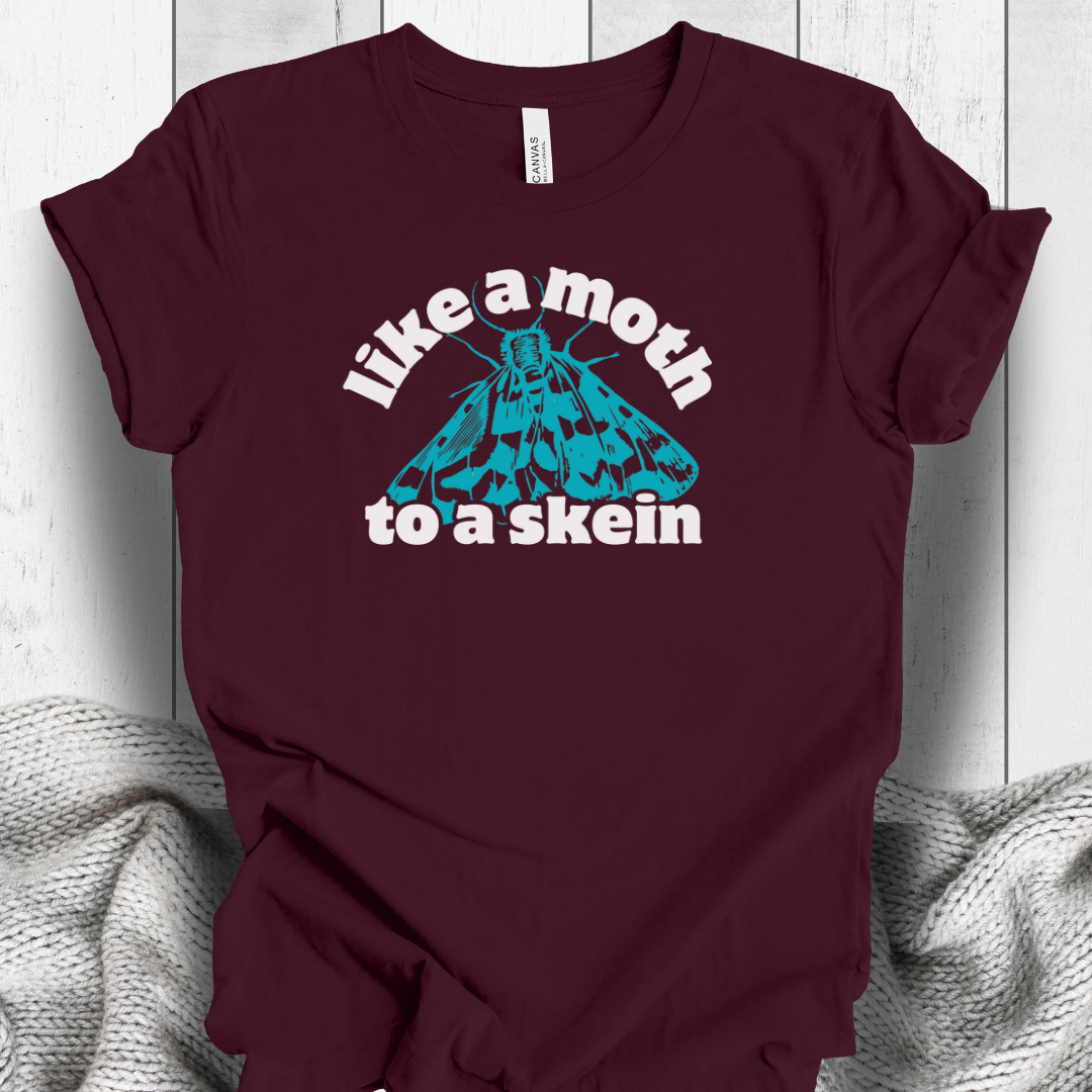 'Moth to a Skein' t-shirt