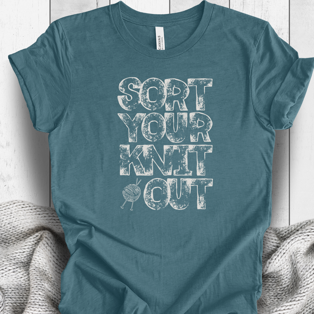 'Sort Your Knit Out' t-shirt