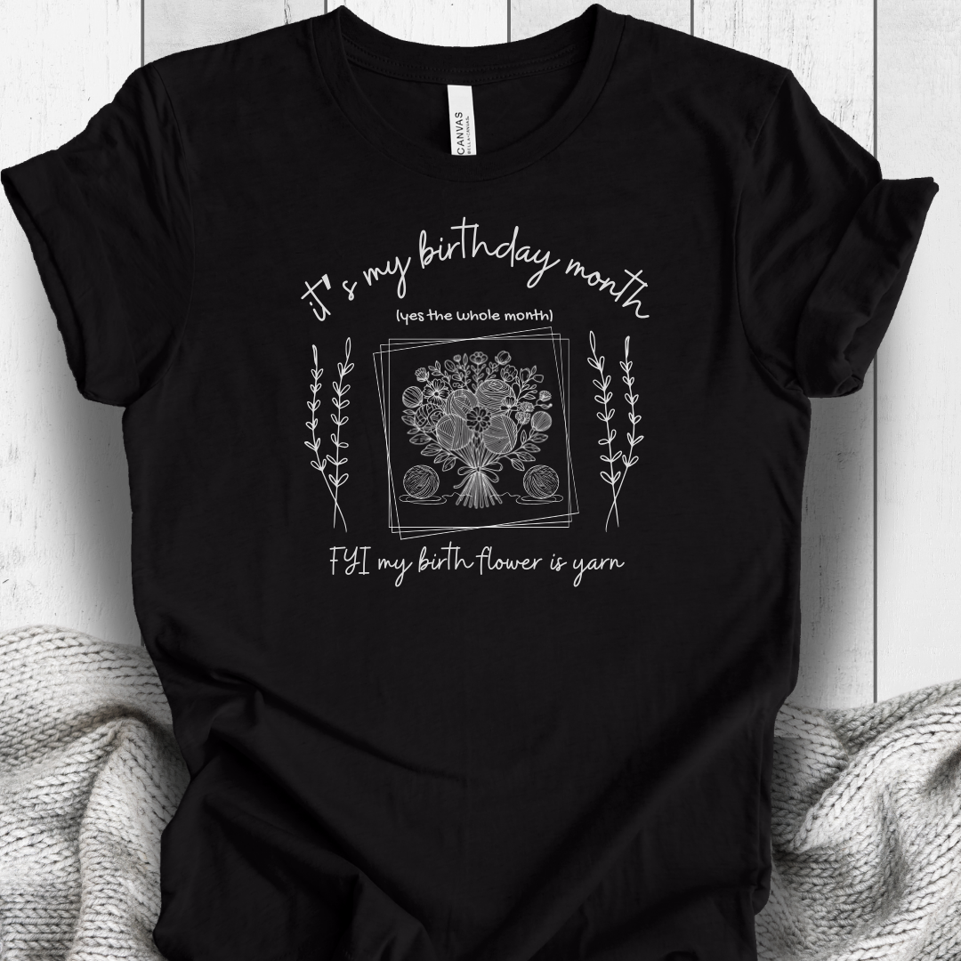 'Birthday Month' t-shirt