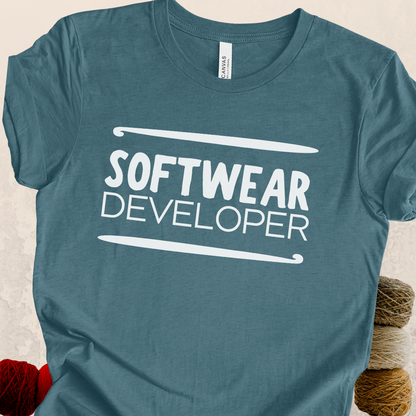 'Software Developer' Crochet t-shirt