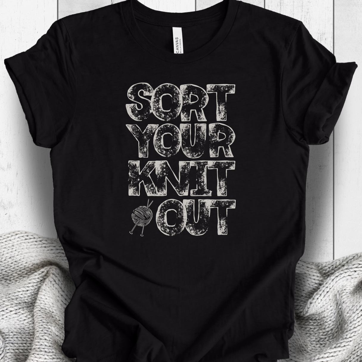 'Sort Your Knit Out' t-shirt