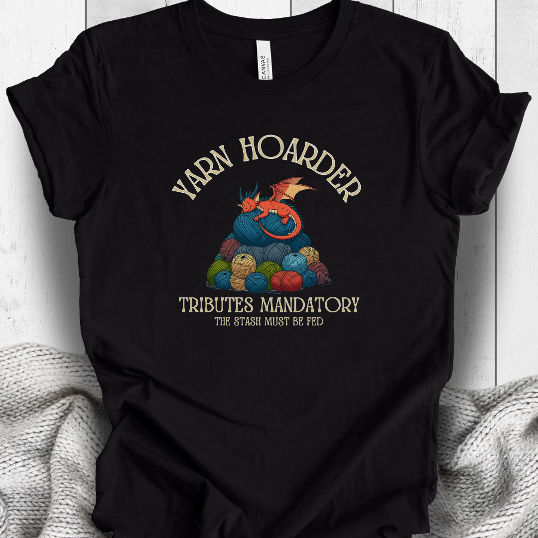 'Yarn Hoarder' t-shirt