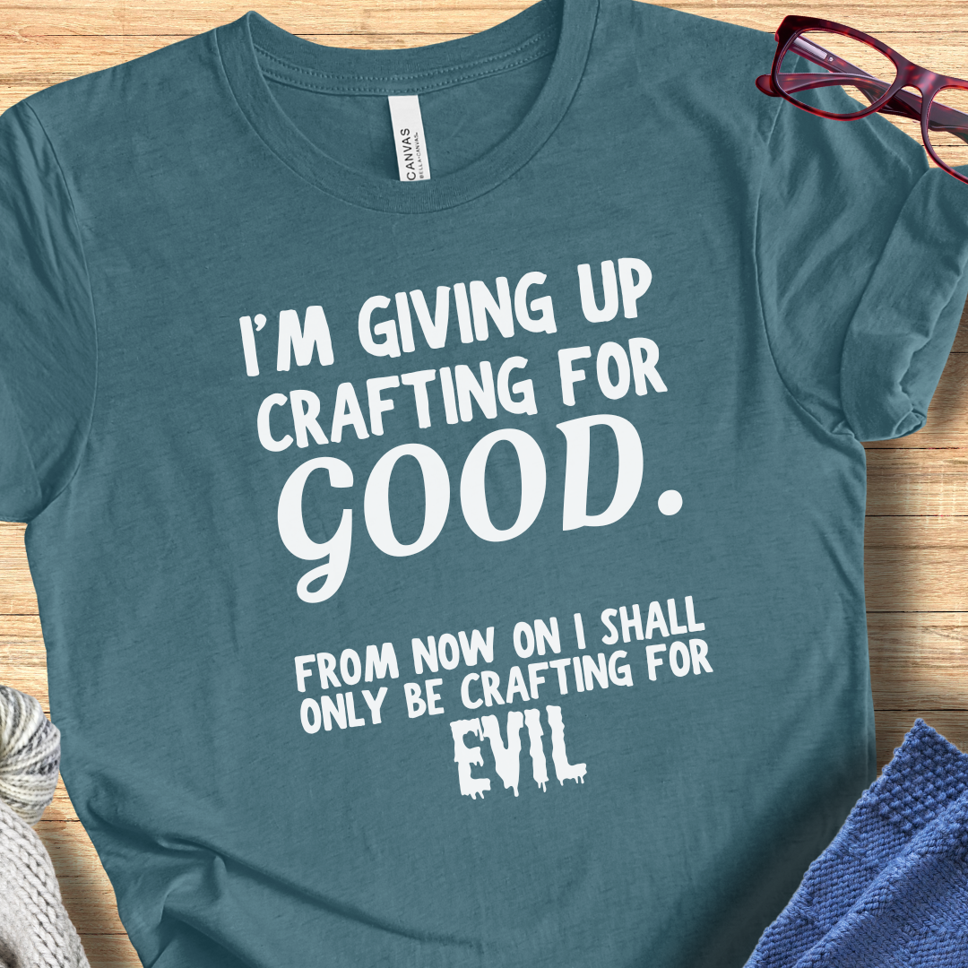 'Crafting for Good' t-shirt