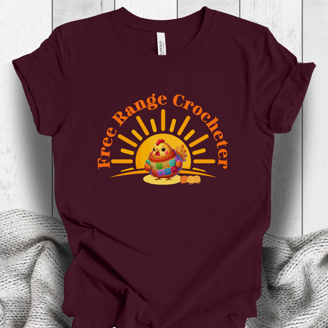 'Free Range Crocheter' T-Shirt