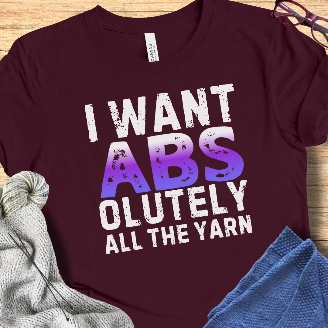 'I want Abs' t-shirt