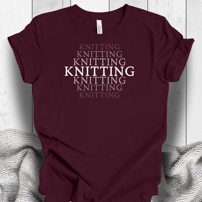 'Fading Knitting' t-shirt