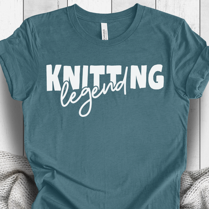 'Knitting Legend' t-shirt