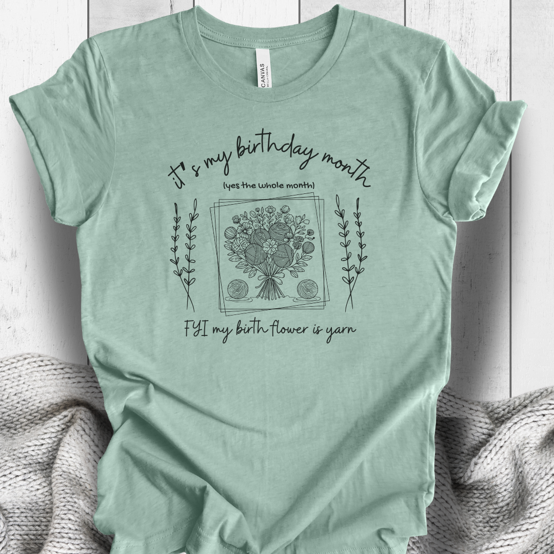 'Birthday Month' t-shirt