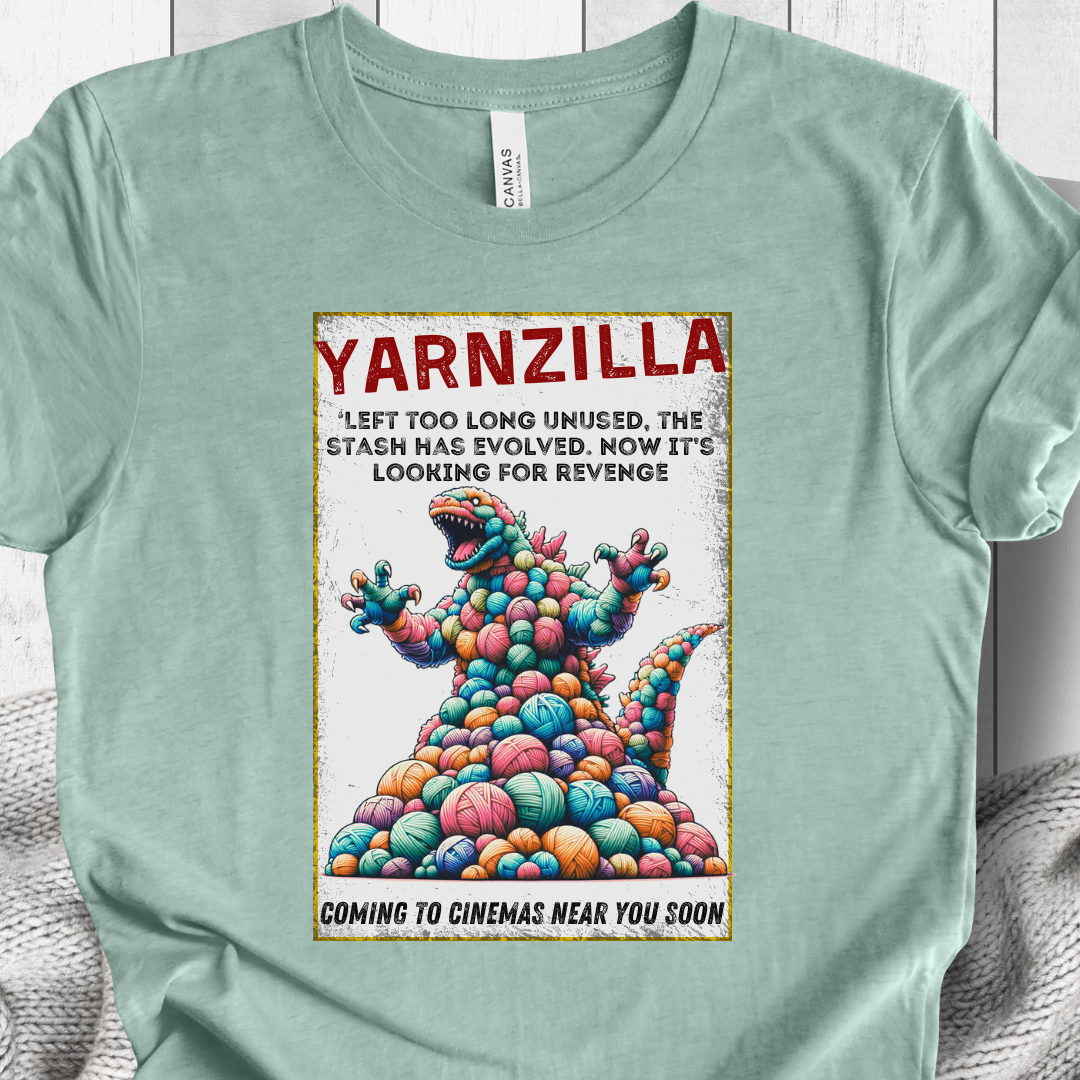 'Yarnzilla' t-shirt