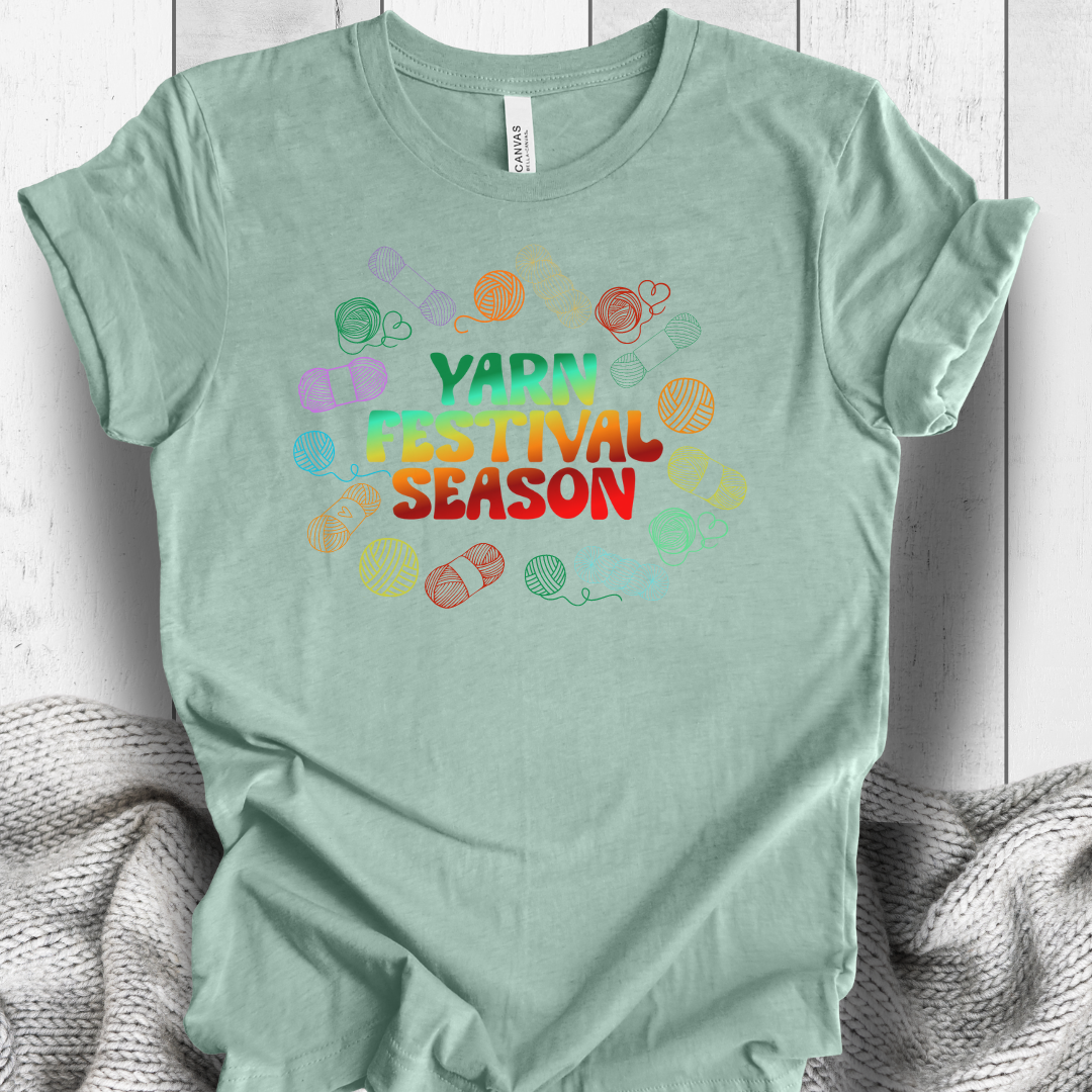 'Retro Yarn Festival' T-Shirt