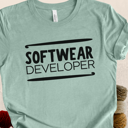 'Software Developer' Crochet t-shirt