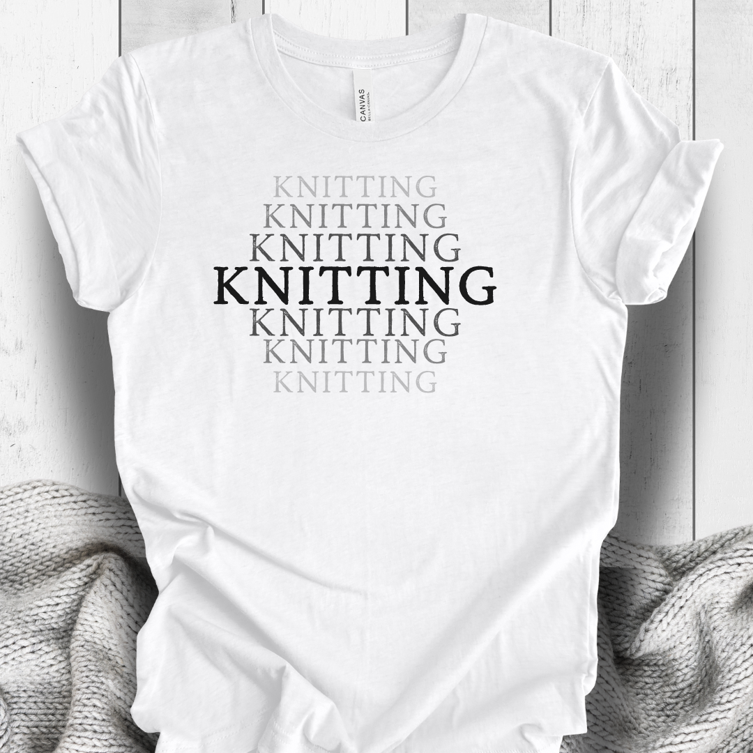 'Fading Knitting' t-shirt