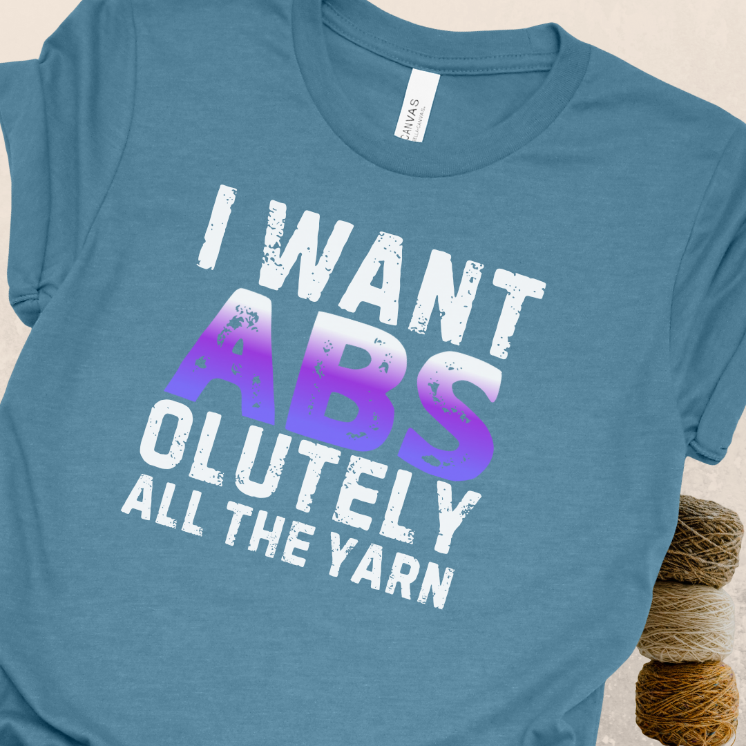 'I want Abs' t-shirt