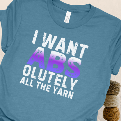 'I want Abs' t-shirt