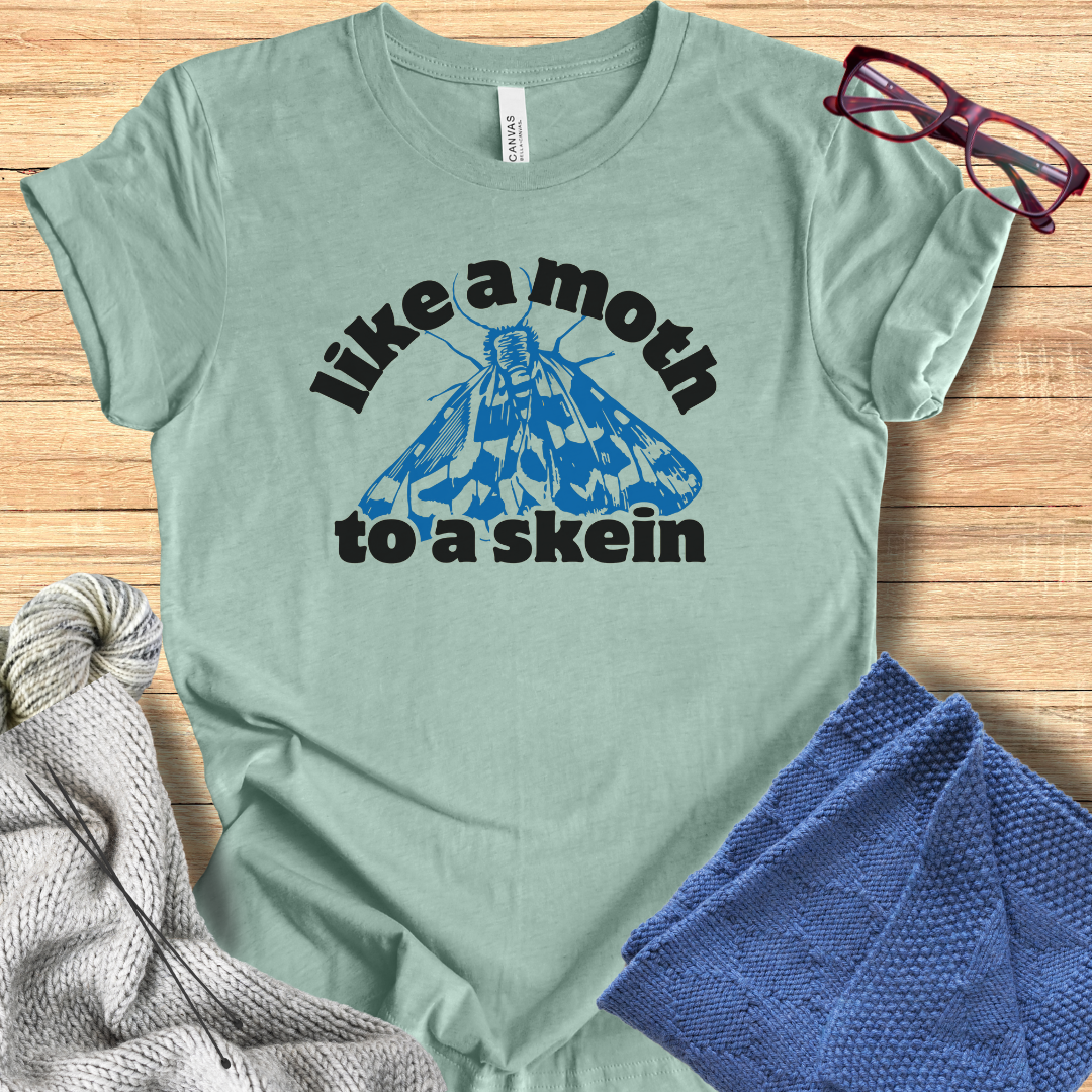 'Moth to a Skein' t-shirt