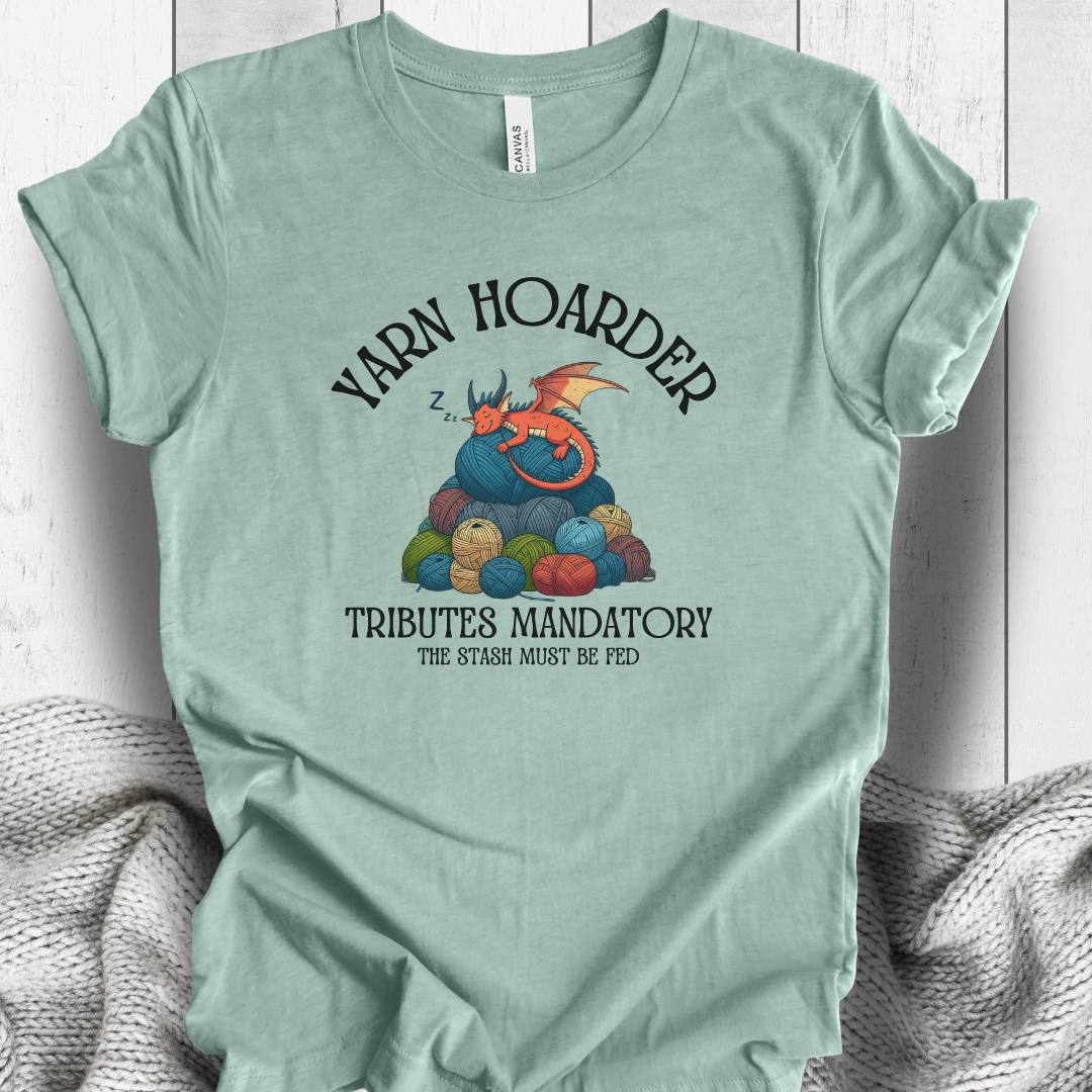 'Yarn Hoarder' t-shirt