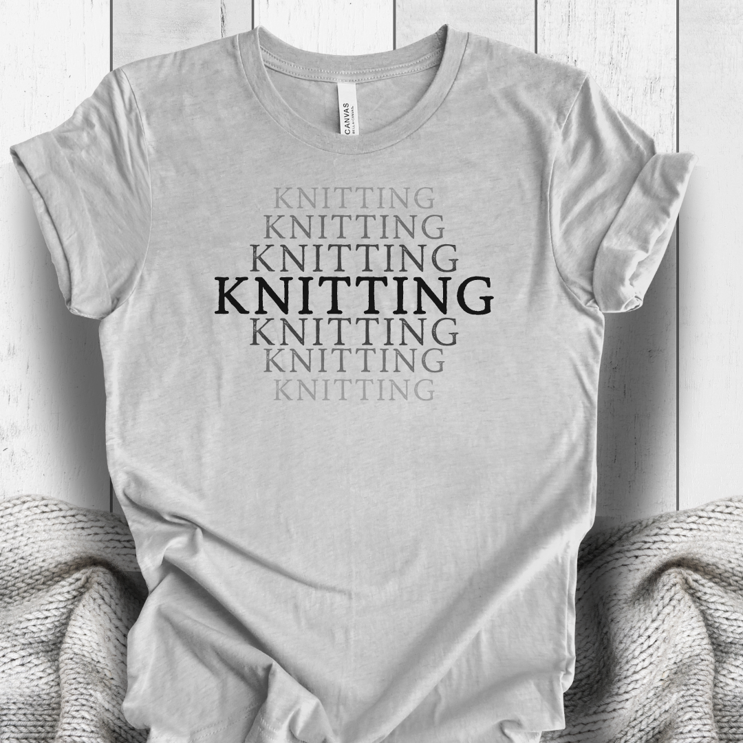 'Fading Knitting' t-shirt