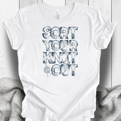 'Sort Your Knit Out' t-shirt