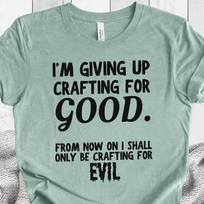 'Crafting for Good' t-shirt