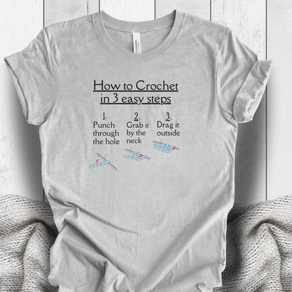 'How to Crochet' t-shirt