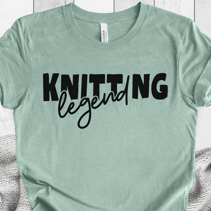 'Knitting Legend' t-shirt