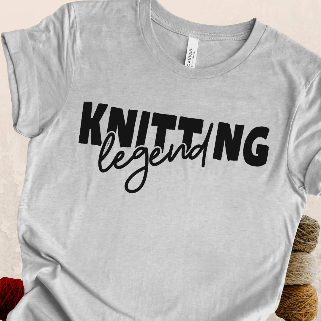 'Knitting Legend' t-shirt