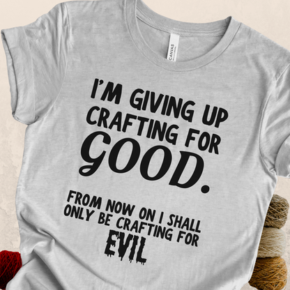 'Crafting for Good' t-shirt