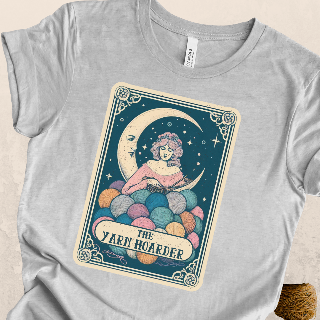 Tarot Card Yarn Hoarder t-shirt