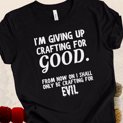 'Crafting for Good' t-shirt