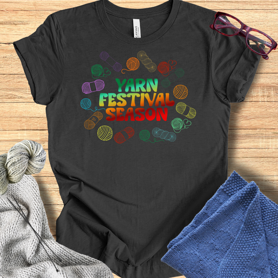 'Retro Yarn Festival' T-Shirt