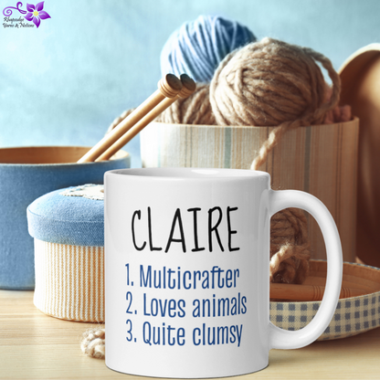 Personalised White Glossy Mug