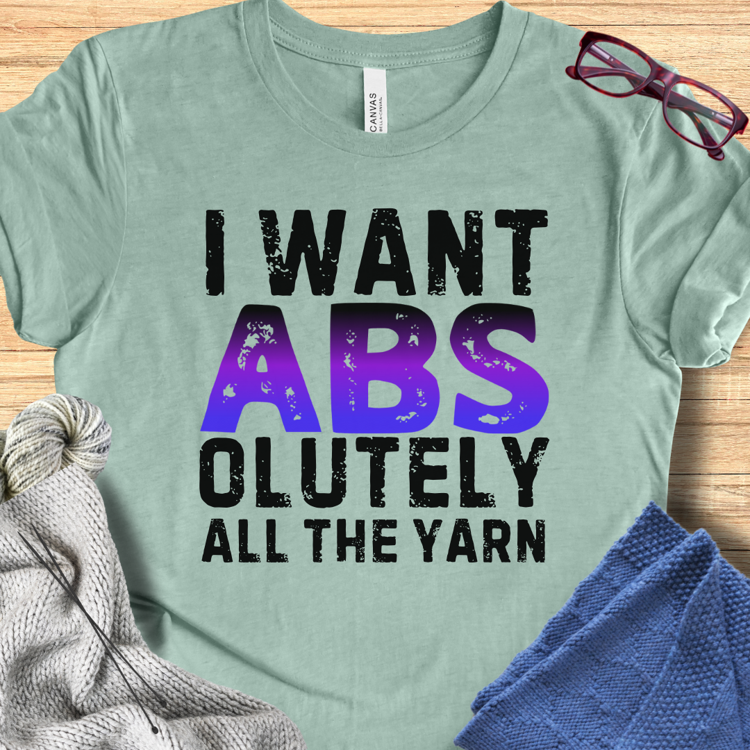 'I want Abs' t-shirt