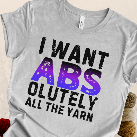 'I want Abs' t-shirt