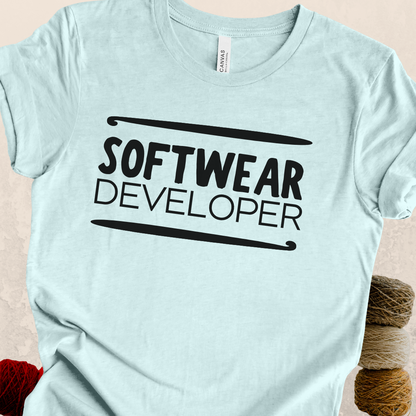 'Software Developer' Crochet t-shirt