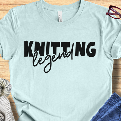 'Knitting Legend' t-shirt