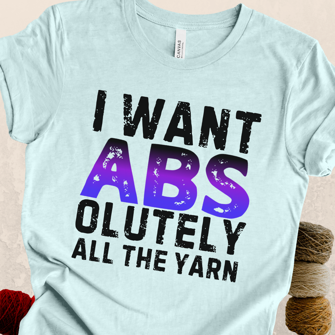 'I want Abs' t-shirt