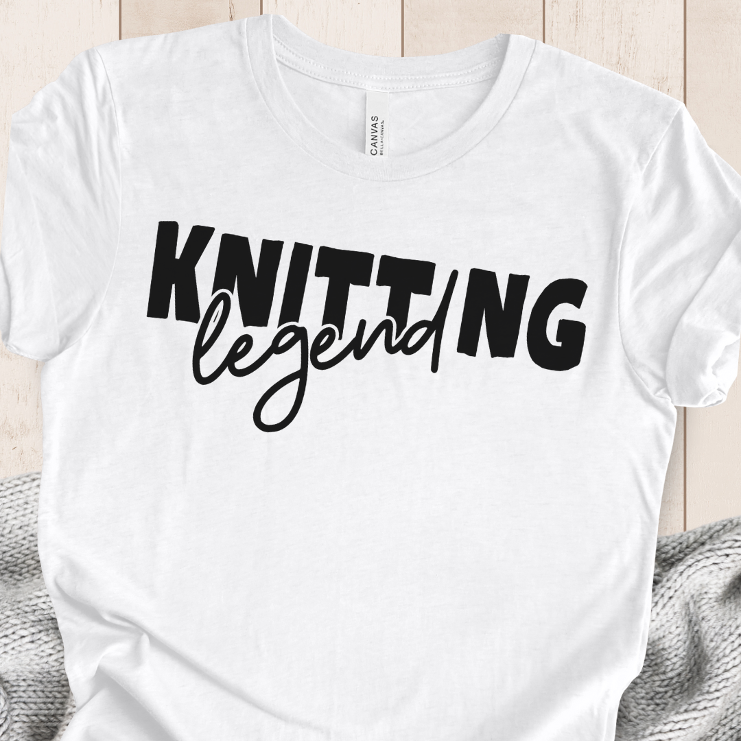 'Knitting Legend' t-shirt