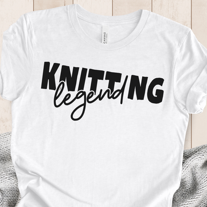 'Knitting Legend' t-shirt