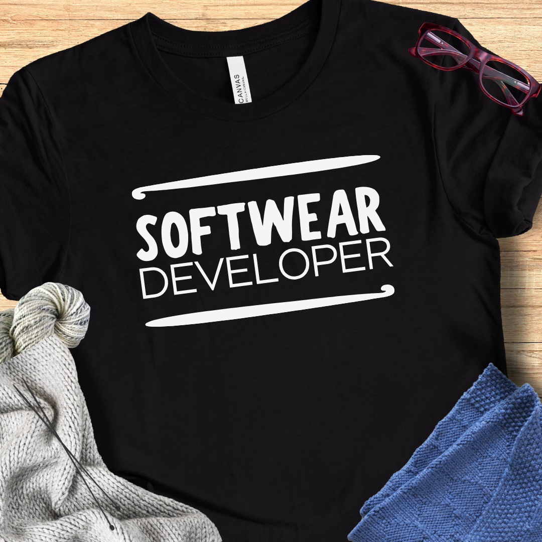 'Software Developer' Crochet t-shirt