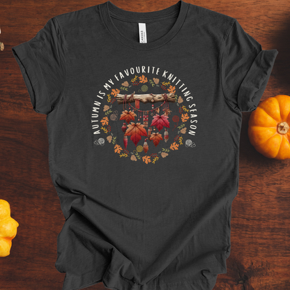 'Autumn is my Knitting Season' T-Shirt