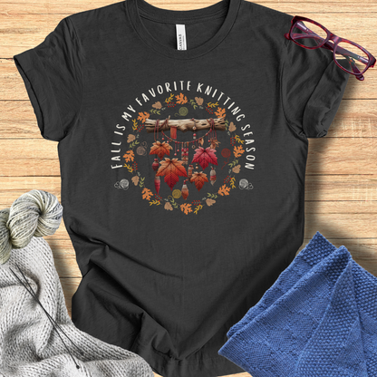 'Fall is my Knitting Season' T-Shirt